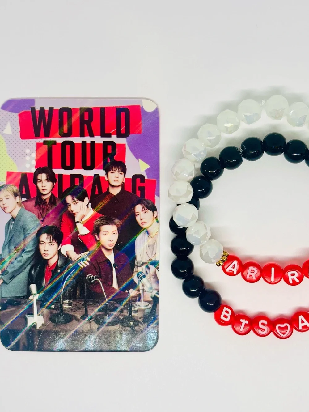 (3pcs) BTS ARIRANG 2026 PHOTOCARD BRACELET BUNDLE